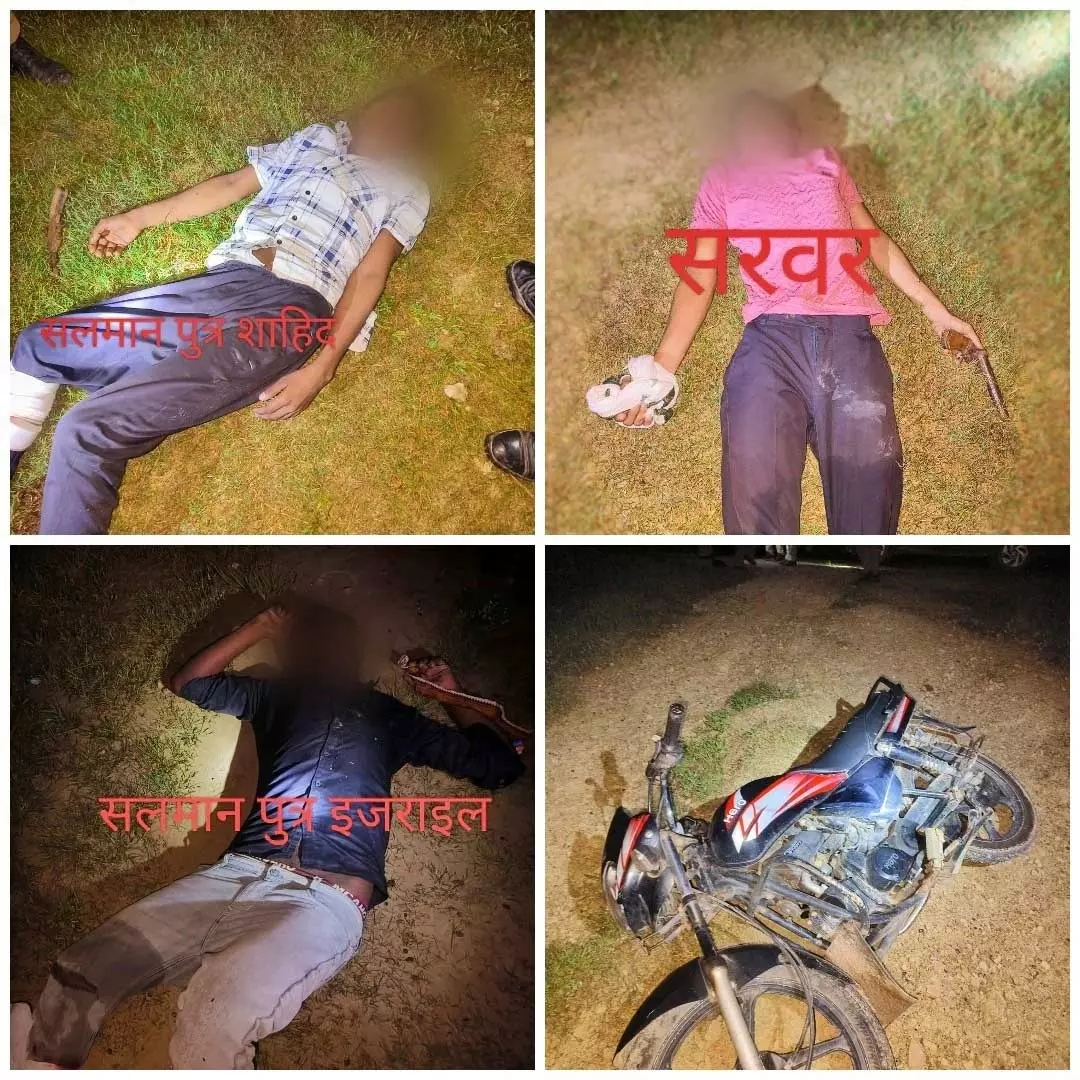 युवती की हत्या के बाद बड़ा एक्शन: एक और एनकाउंटर, तीन बदमाशों के पैर में लगी गोली
